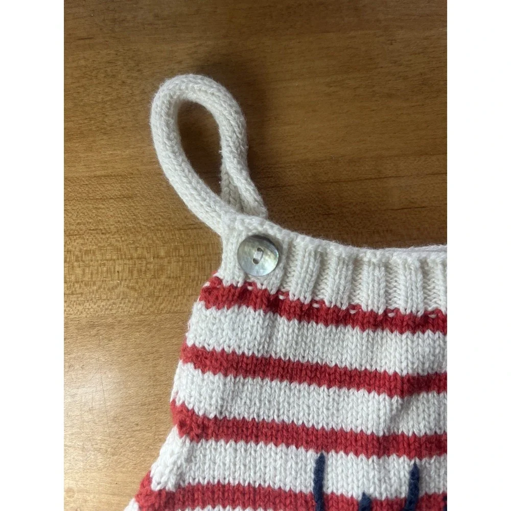 Oeuf Baby Knit Cotton Romper Unisex‎ 12 M Wild at Heart